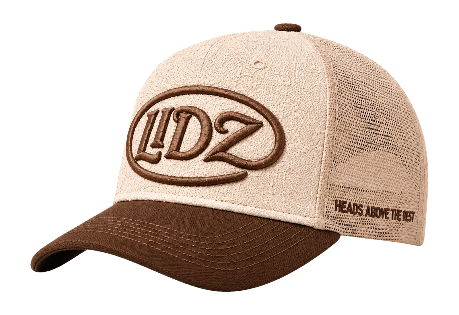Bone / Brown LIDZ cap