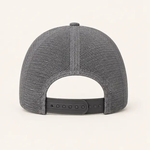Concrete Grey LIDZ cap — rear view