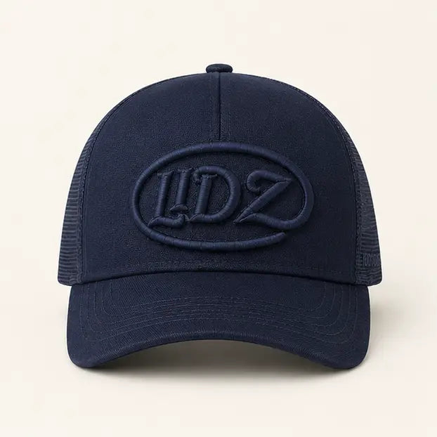Deep Navy LIDZ cap — front view
