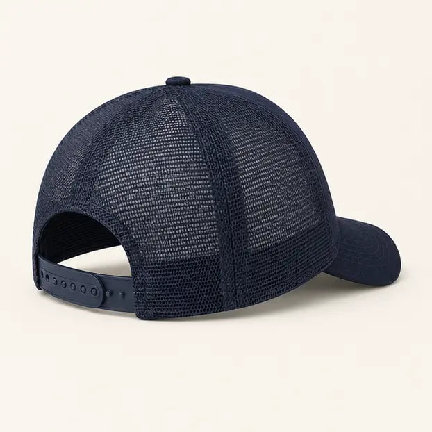 Deep Navy LIDZ cap — rear three-quarter