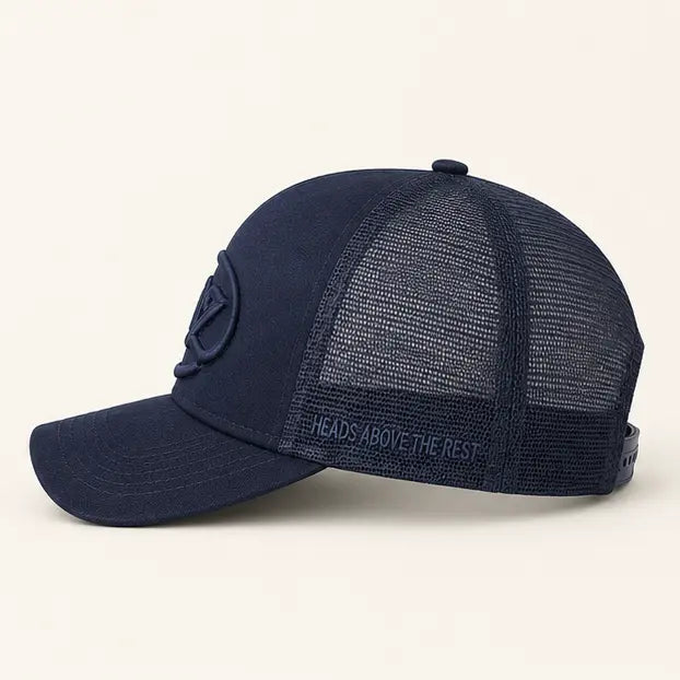 Deep Navy LIDZ cap — side profile