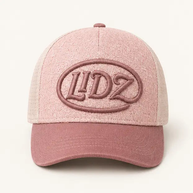 Dusty Rose LIDZ cap — front view