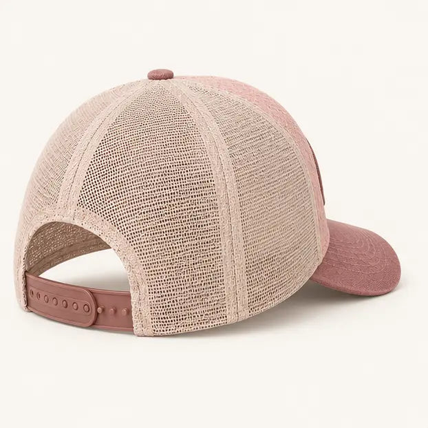 Dusty Rose LIDZ cap — rear three-quarter