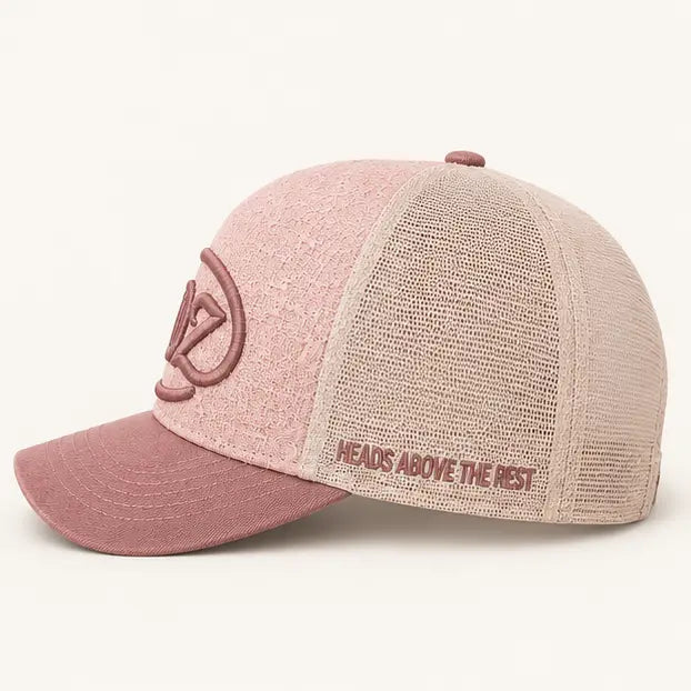 Dusty Rose LIDZ cap — side profile