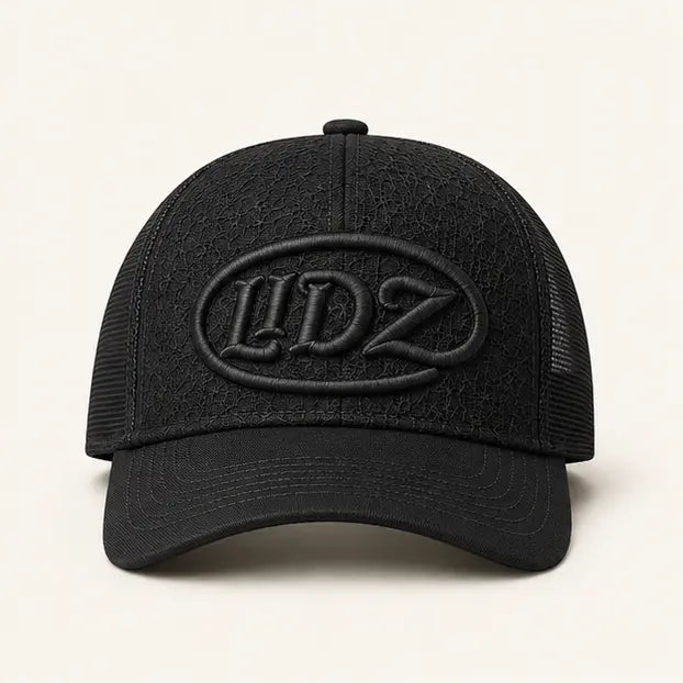Midnight Black LIDZ cap — front view